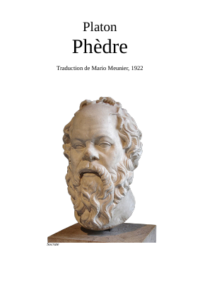 Couverture de Platon - Phèdre (traduction Mario Meunier)